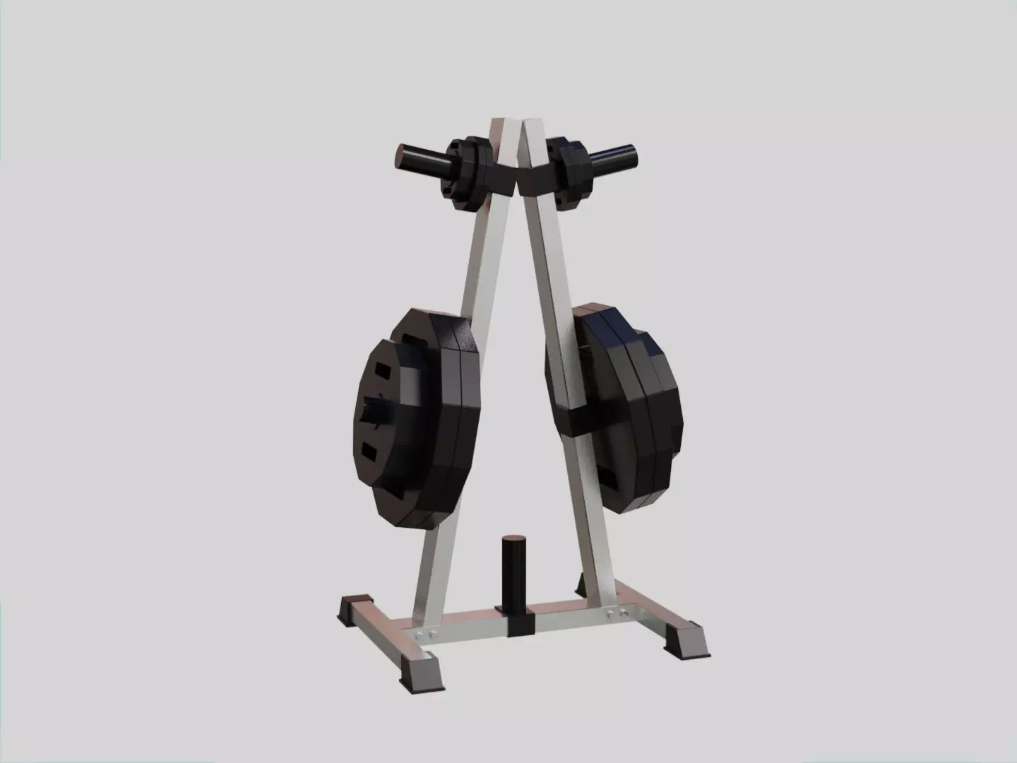 Weight holder - Gym Equipment Low-poly 3D model