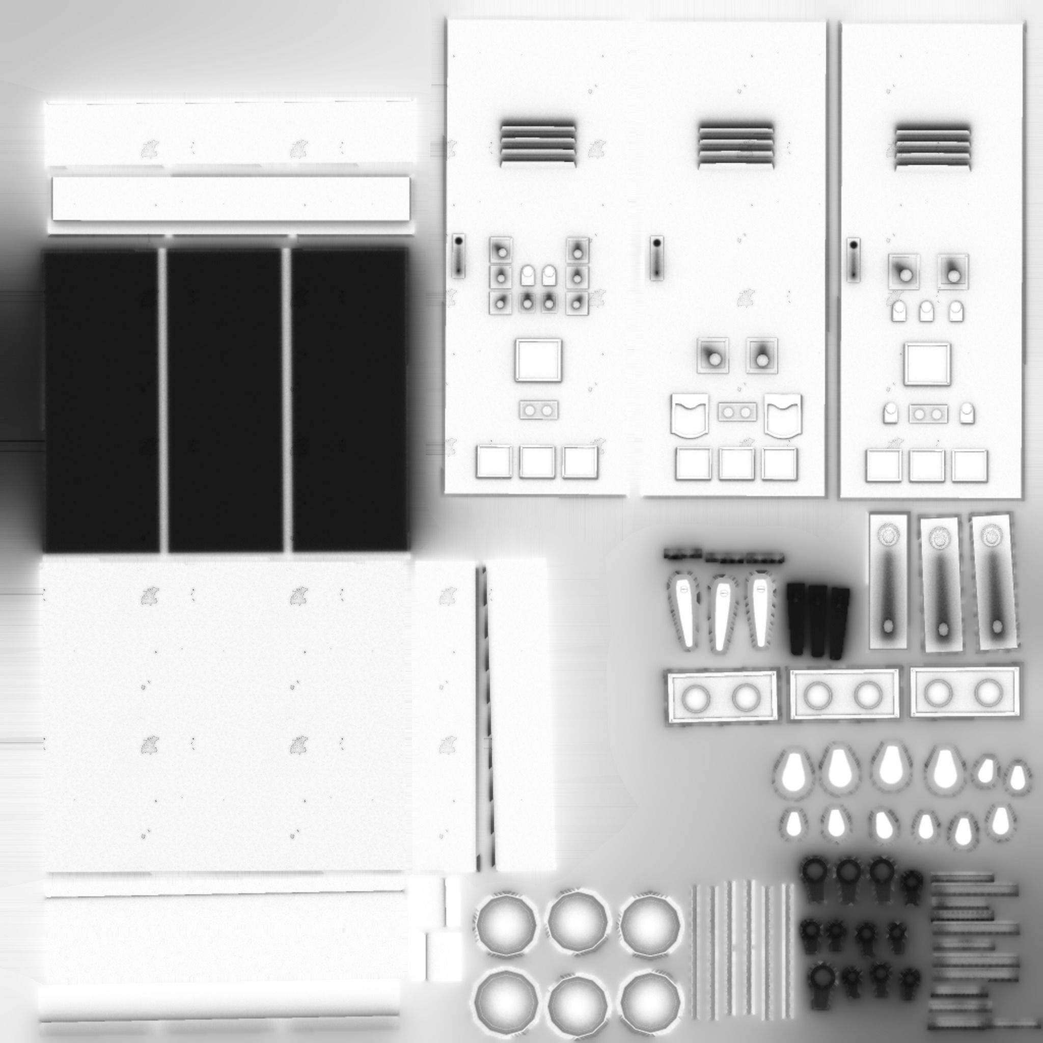 ELECTRIC PANEL - LOW POLY GAME ASSET Low-poly 3D model_4