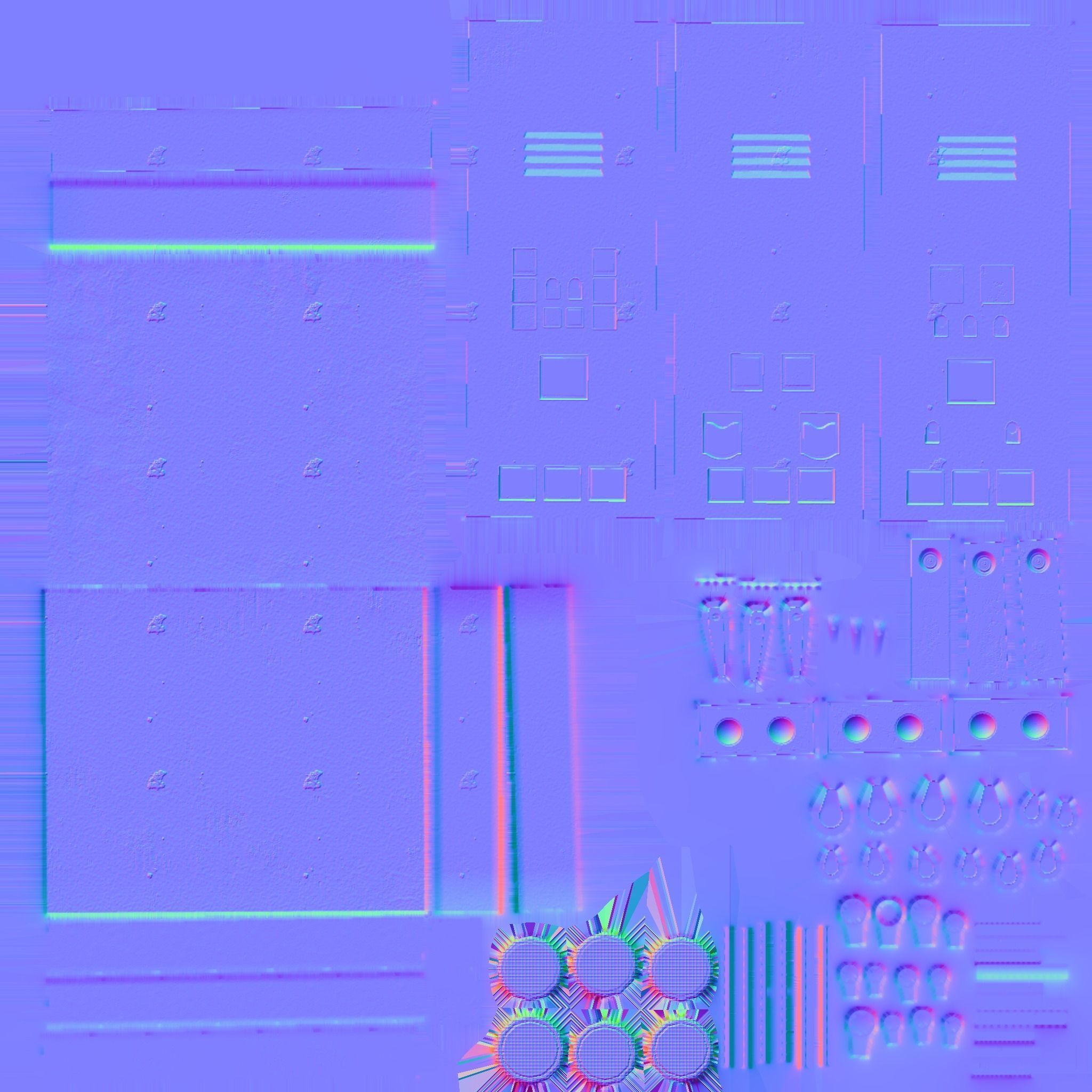 ELECTRIC PANEL - LOW POLY GAME ASSET Low-poly 3D model_2