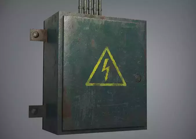 ELECTRIC BOX - LOW POLY GAME ASSET