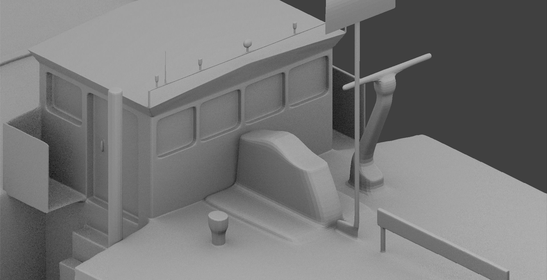 barge ship 3D model_11