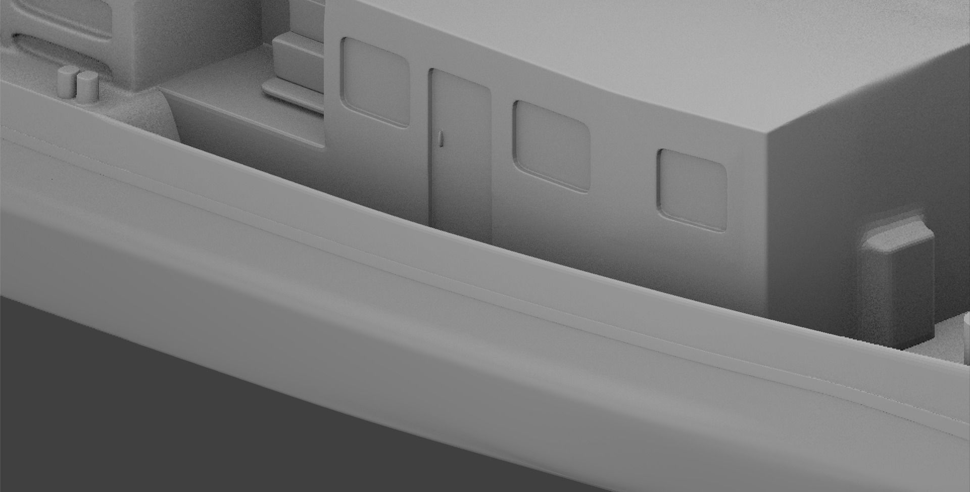 barge ship 3D model_9