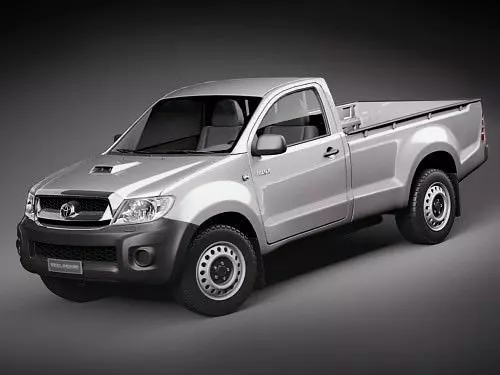 Toyota Hilux single cab 3D model_0