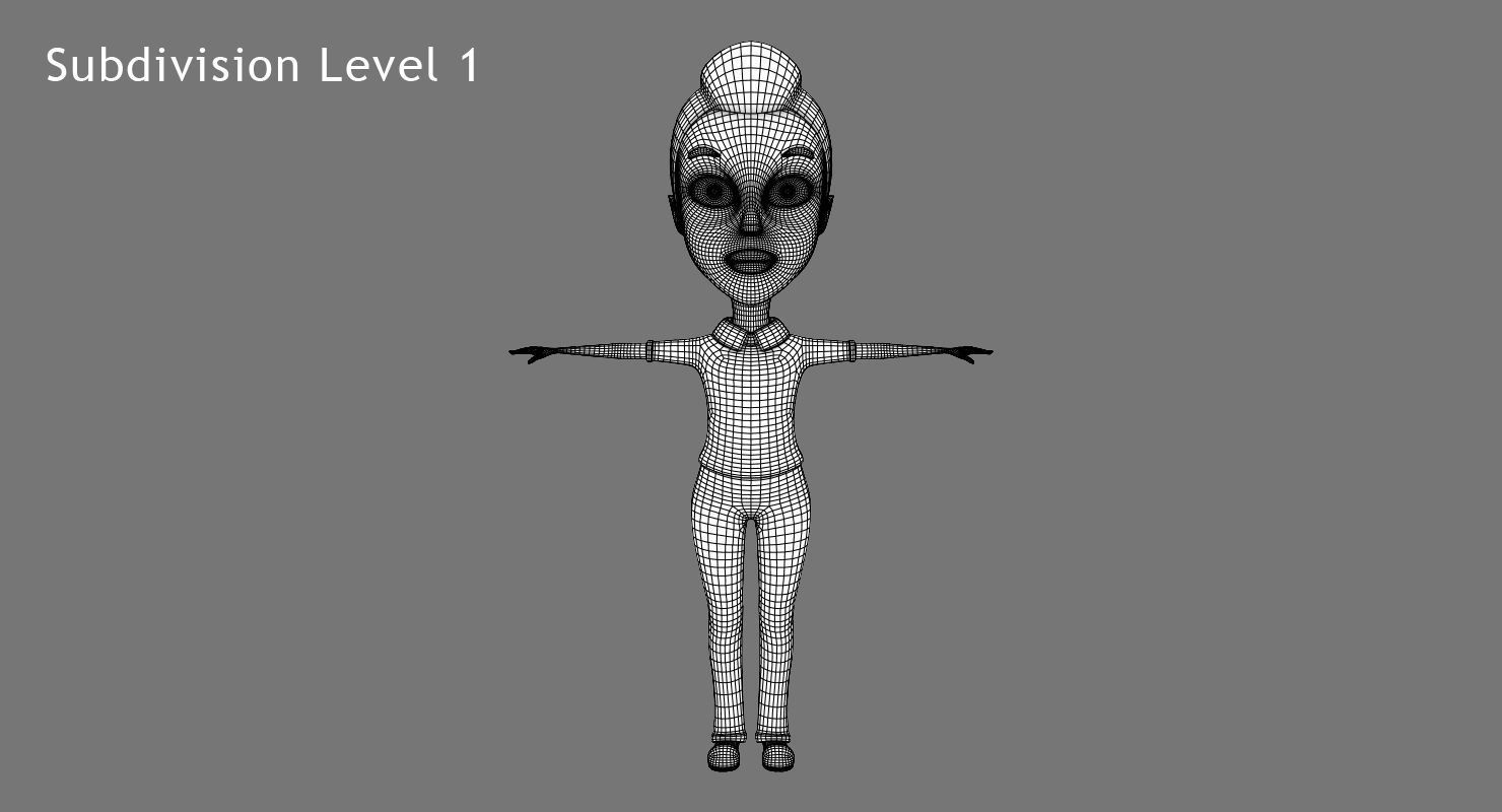 Leo Rigged Low-poly 3D model_13