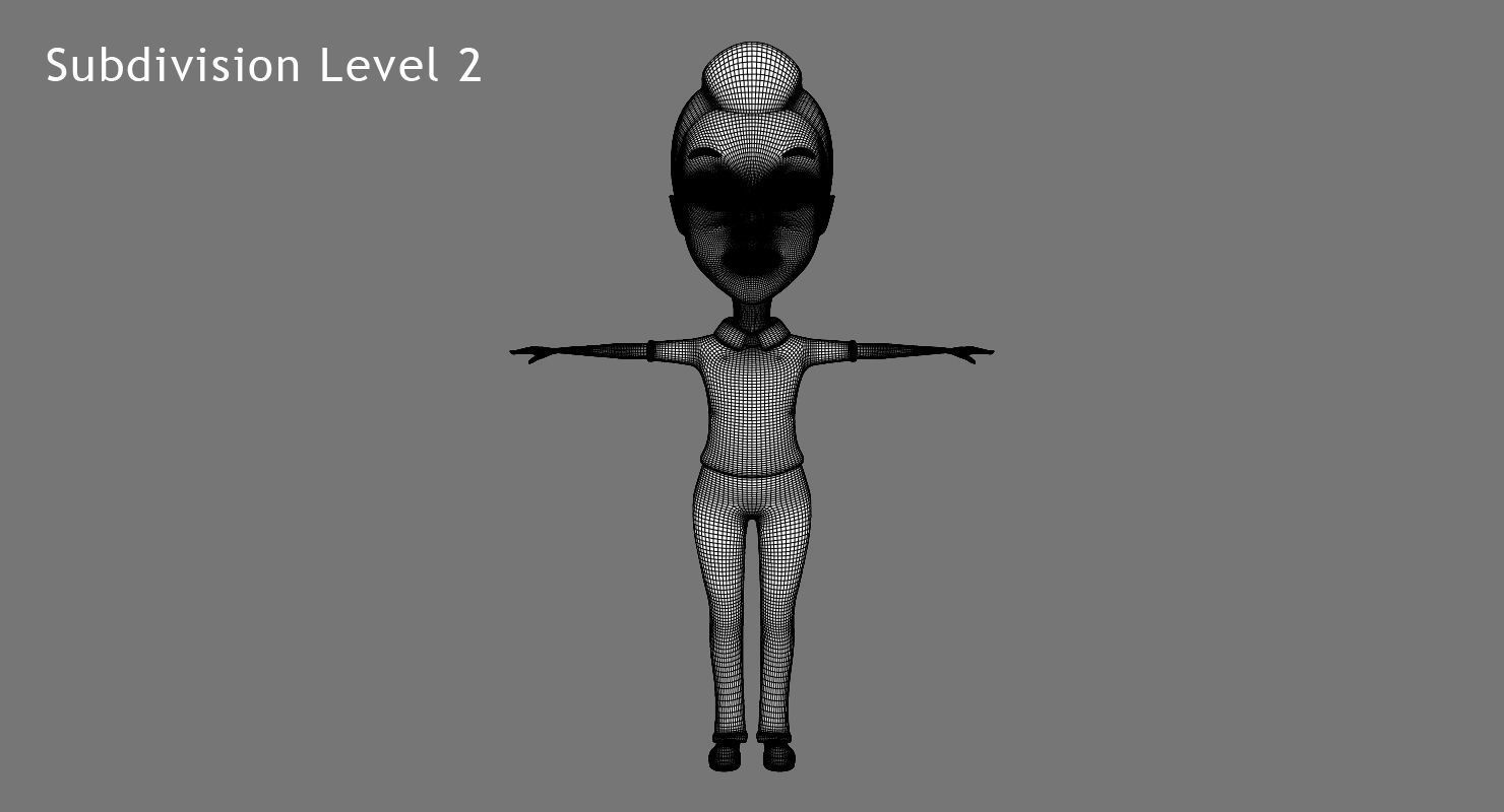 Leo Rigged Low-poly 3D model_15