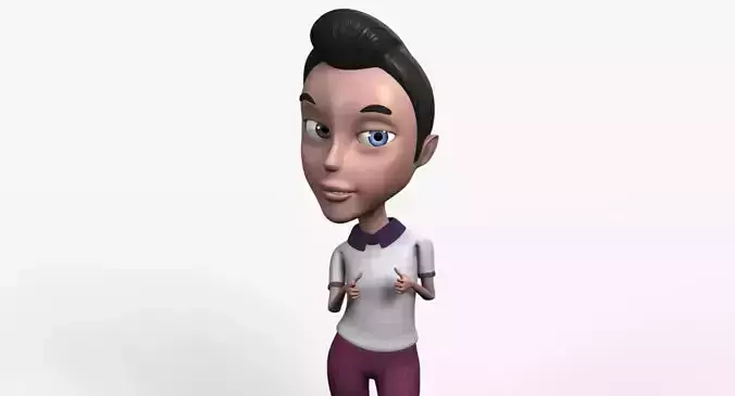 Leo Rigged Low-poly 3D model Leo Rigged Low-poly 3D model