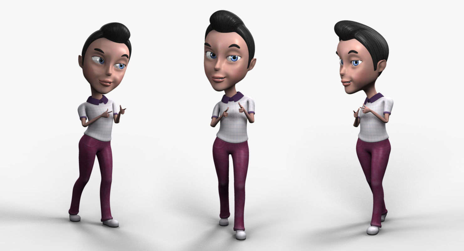 Leo Rigged Low-poly 3D model_3