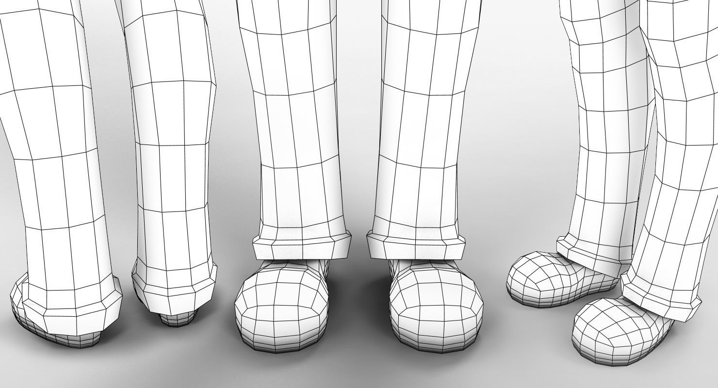 Leo Rigged Low-poly 3D model_18