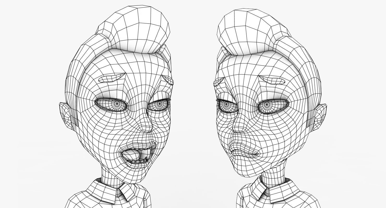 Leo Rigged Low-poly 3D model_19