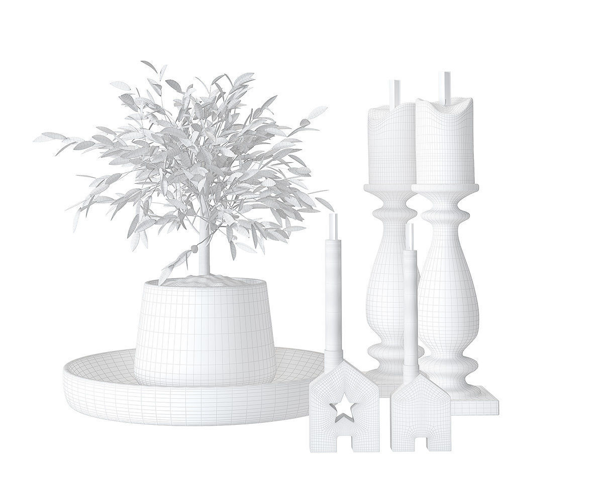 Accessories set 12 3D model_3