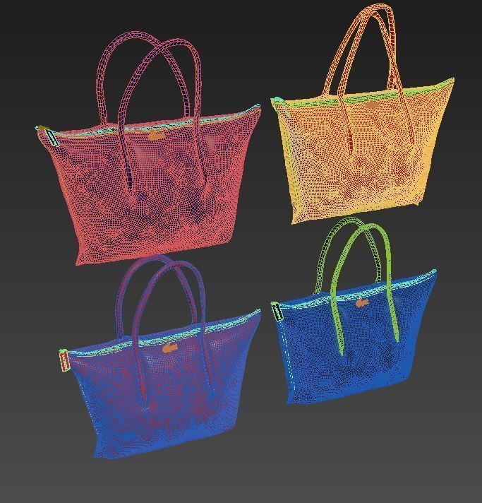 Lacoste bags 3D model_4