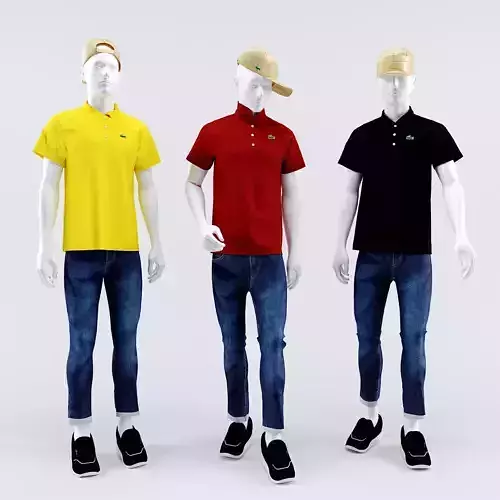 Lacoste mannequin man polo 