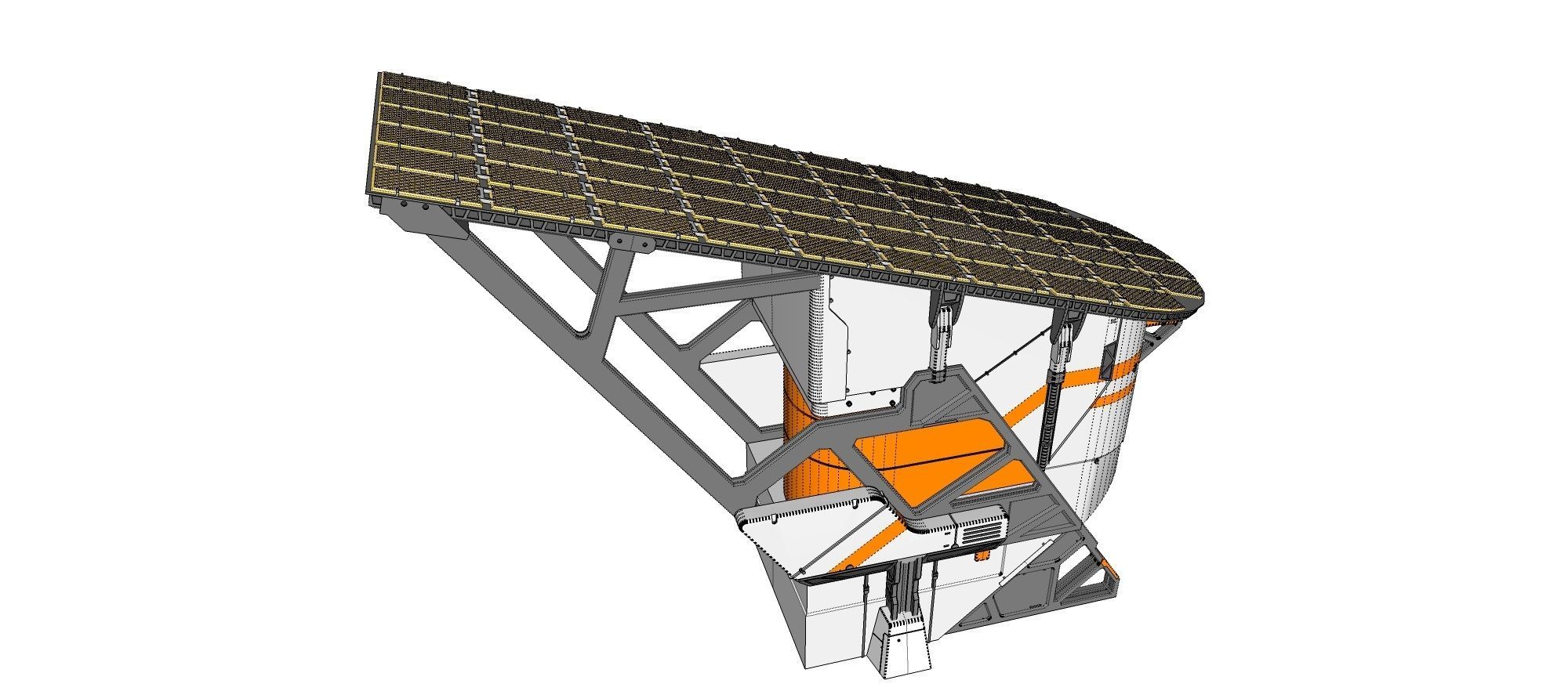sci-fi solar collector 3D model_17