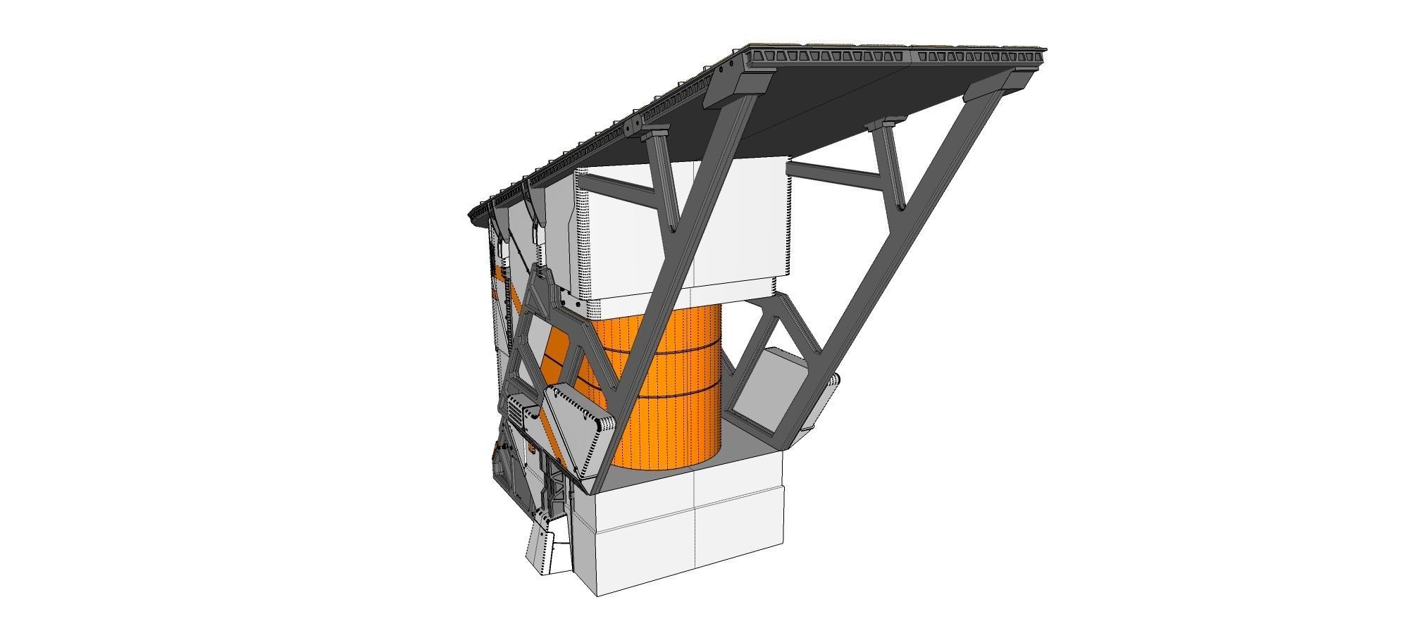 sci-fi solar collector 3D model_16