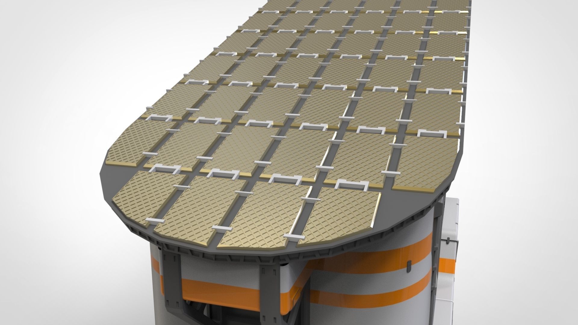 sci-fi solar collector 3D model_12