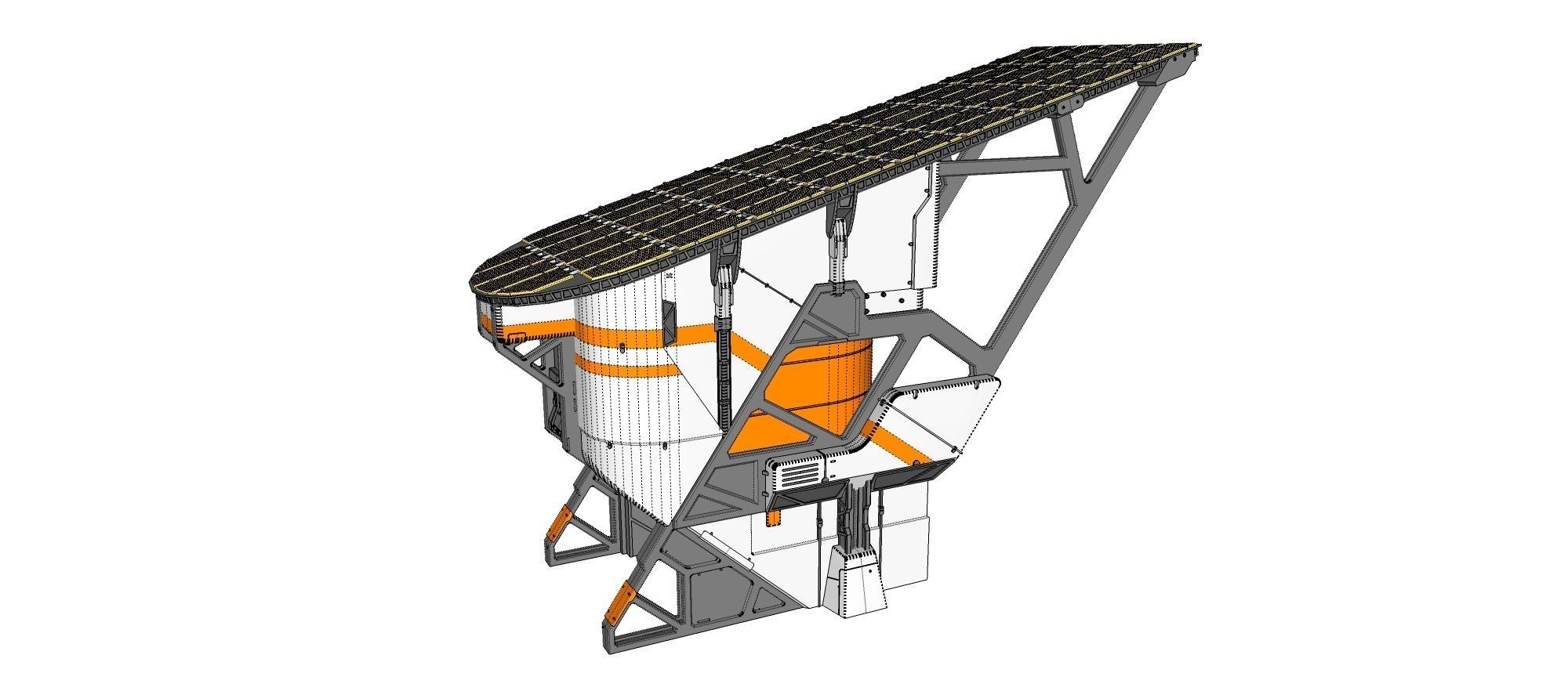 sci-fi solar collector 3D model_15