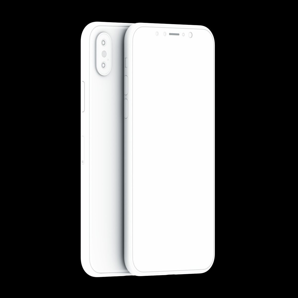 Apple iPhone X model 3D model_17