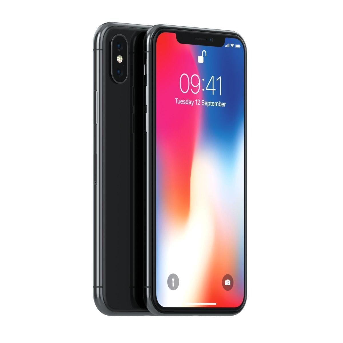Apple iPhone X model 3D model_4