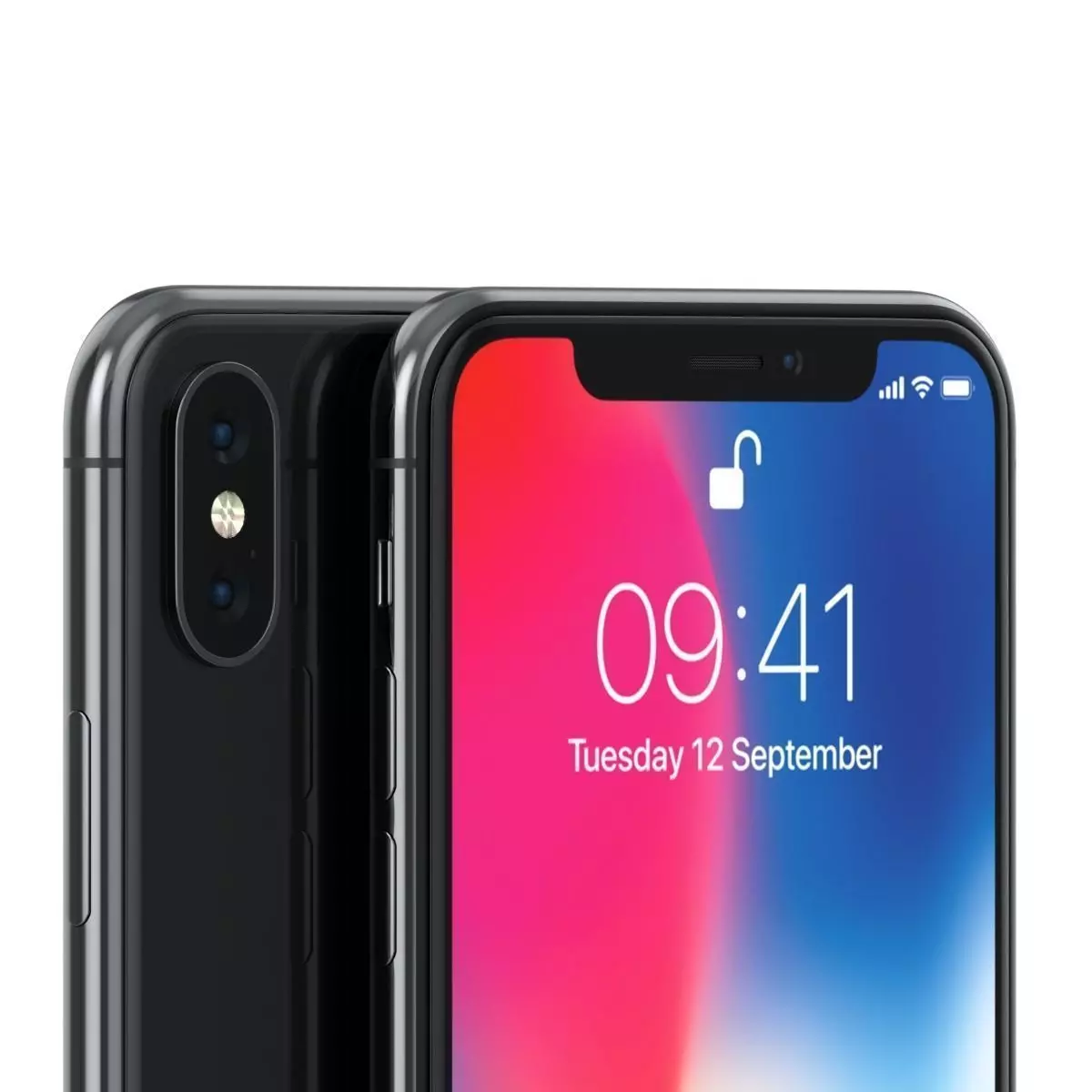Apple iPhone X model 3D model_0