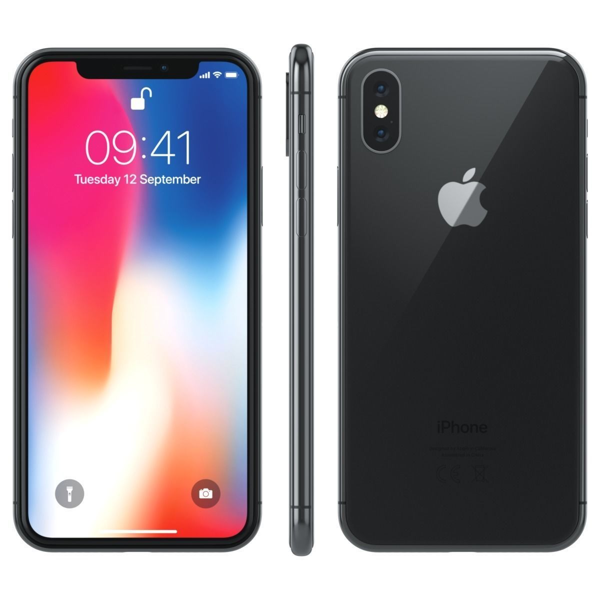 Apple iPhone X model 3D model_3