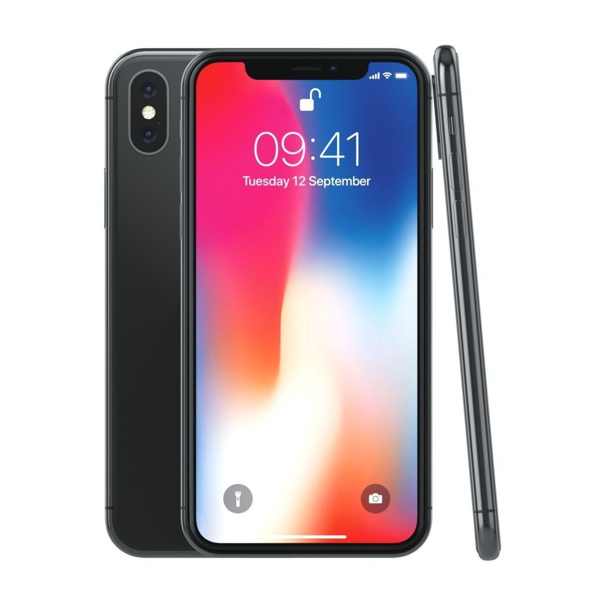 Apple iPhone X model 3D model_2