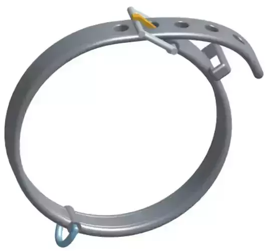Pet Collar - Fully 3D Printable 3D print model