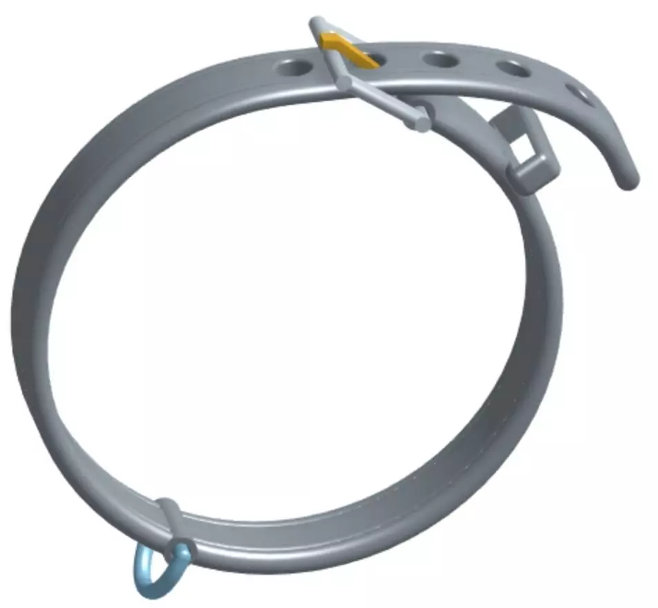 Pet Collar - Fully 3D Printable 3D print model_0