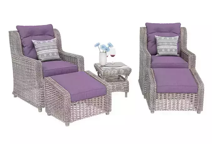 Atlanta Outdoor Recliner Set