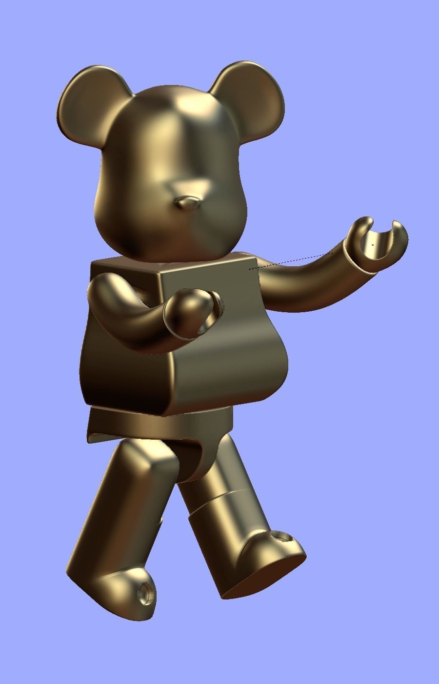 Bearbrick for 3D print 3D print model_4
