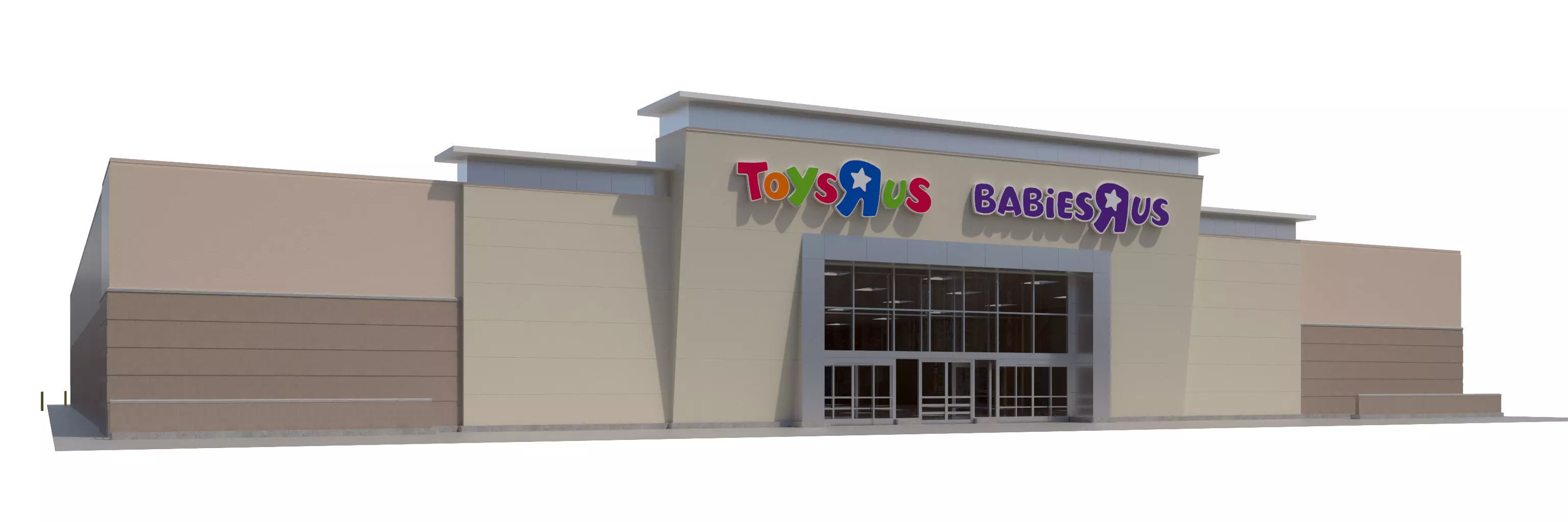 Retail-012 Toys R Us Babies R Us 3D model
