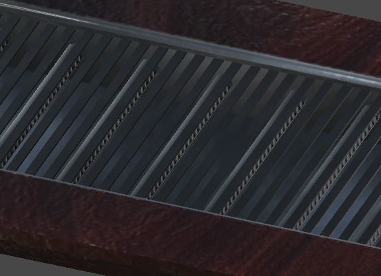 yakiniku table1 Low-poly 3D model_6