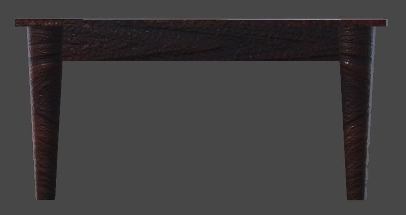 yakiniku table1 Low-poly 3D model_4