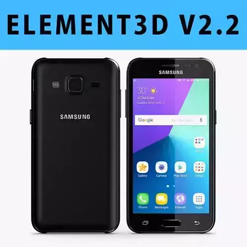 E3D - Samsung Galaxy J2 2017 Black 