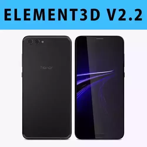 E3D - Huawei Honor View 10 Midnight Black