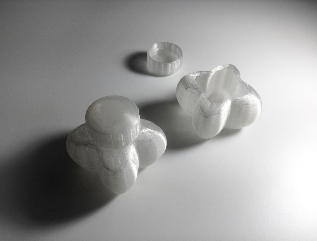 Bottle and Screw Cap 3D print model_4