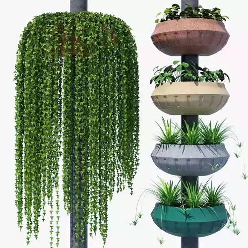 Flowerpot 600 3D model