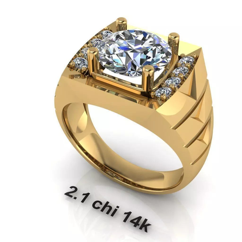 Men Ring Free 3D print model