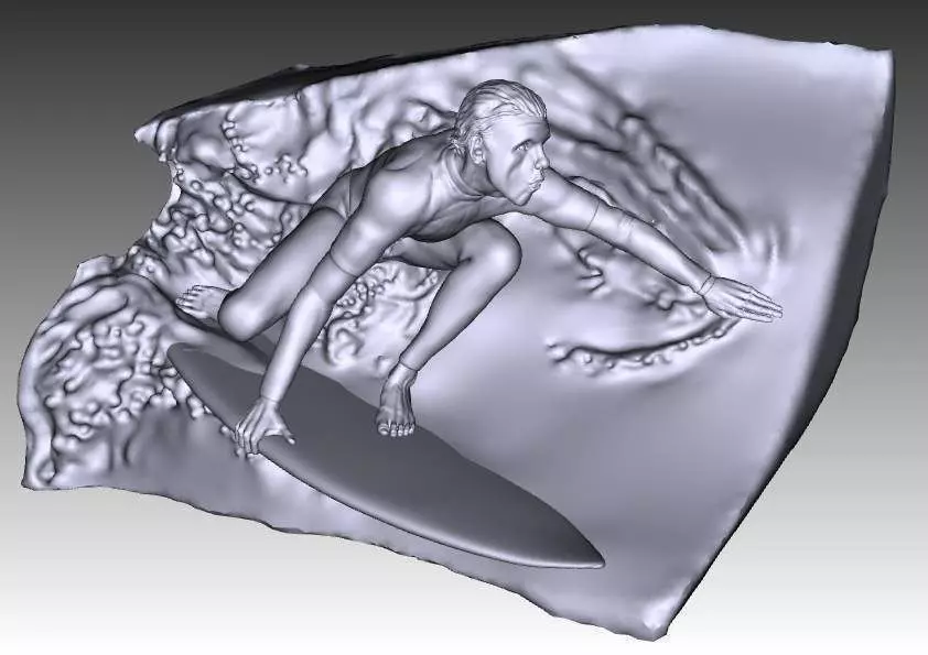 Australian Surfer 3D print model_0
