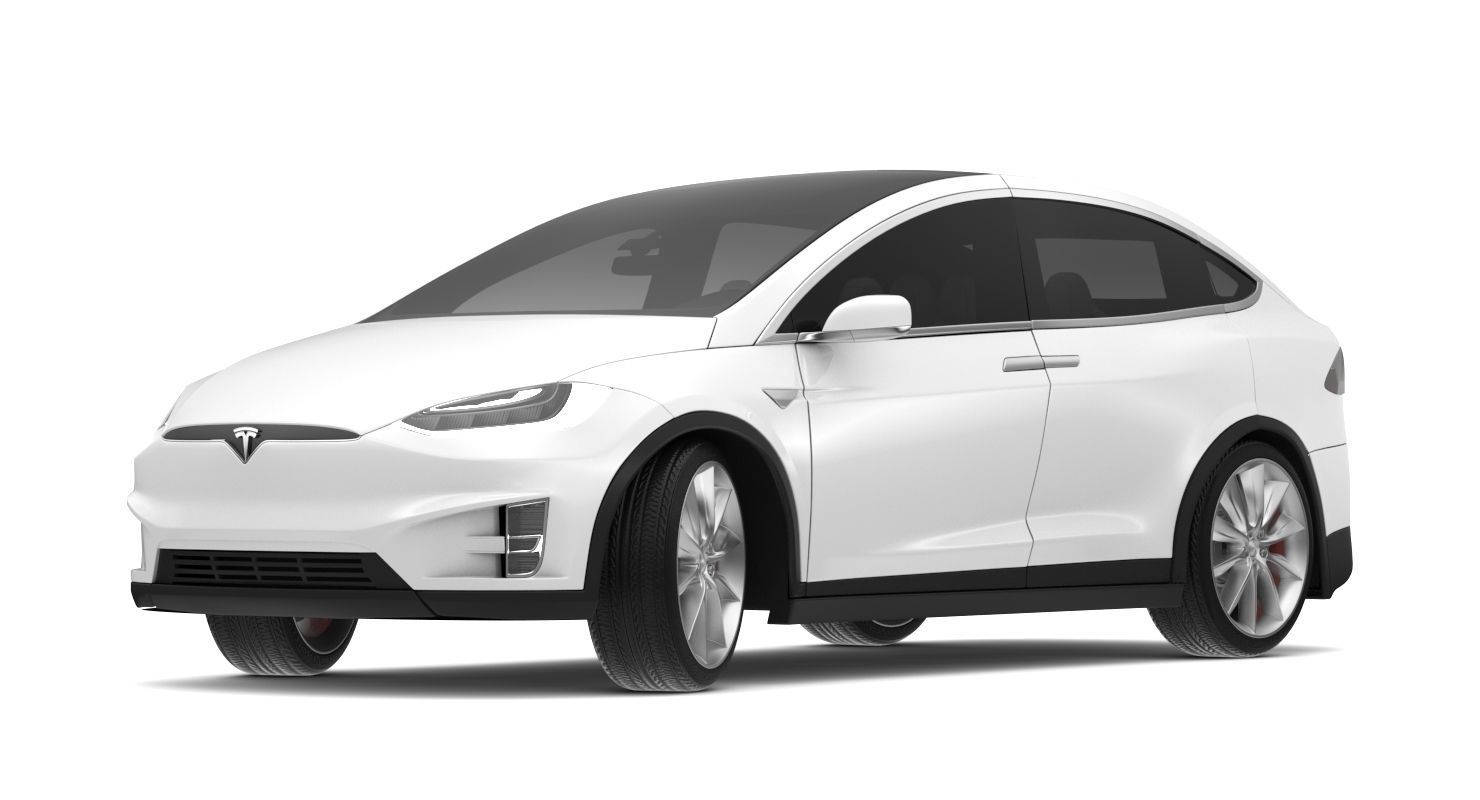 2017 Tesla X Multi Colors 3D model_62