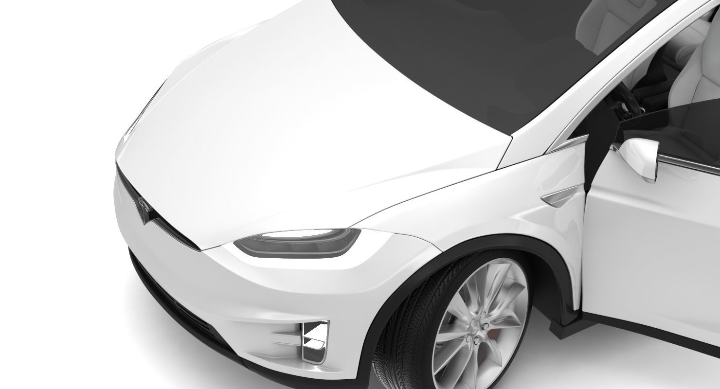 2017 Tesla X Multi Colors 3D model_78