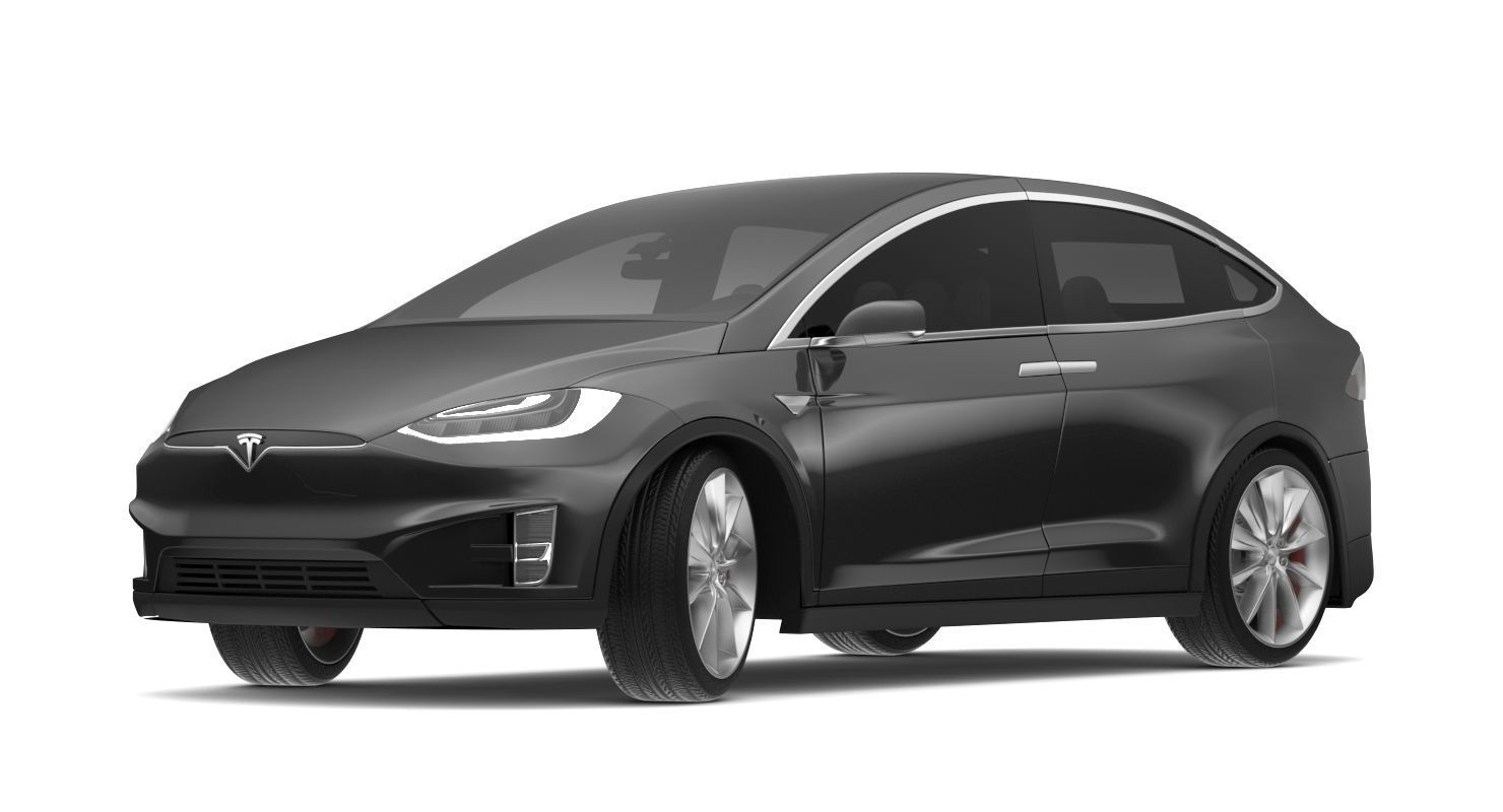 2017 Tesla X Multi Colors 3D model_6