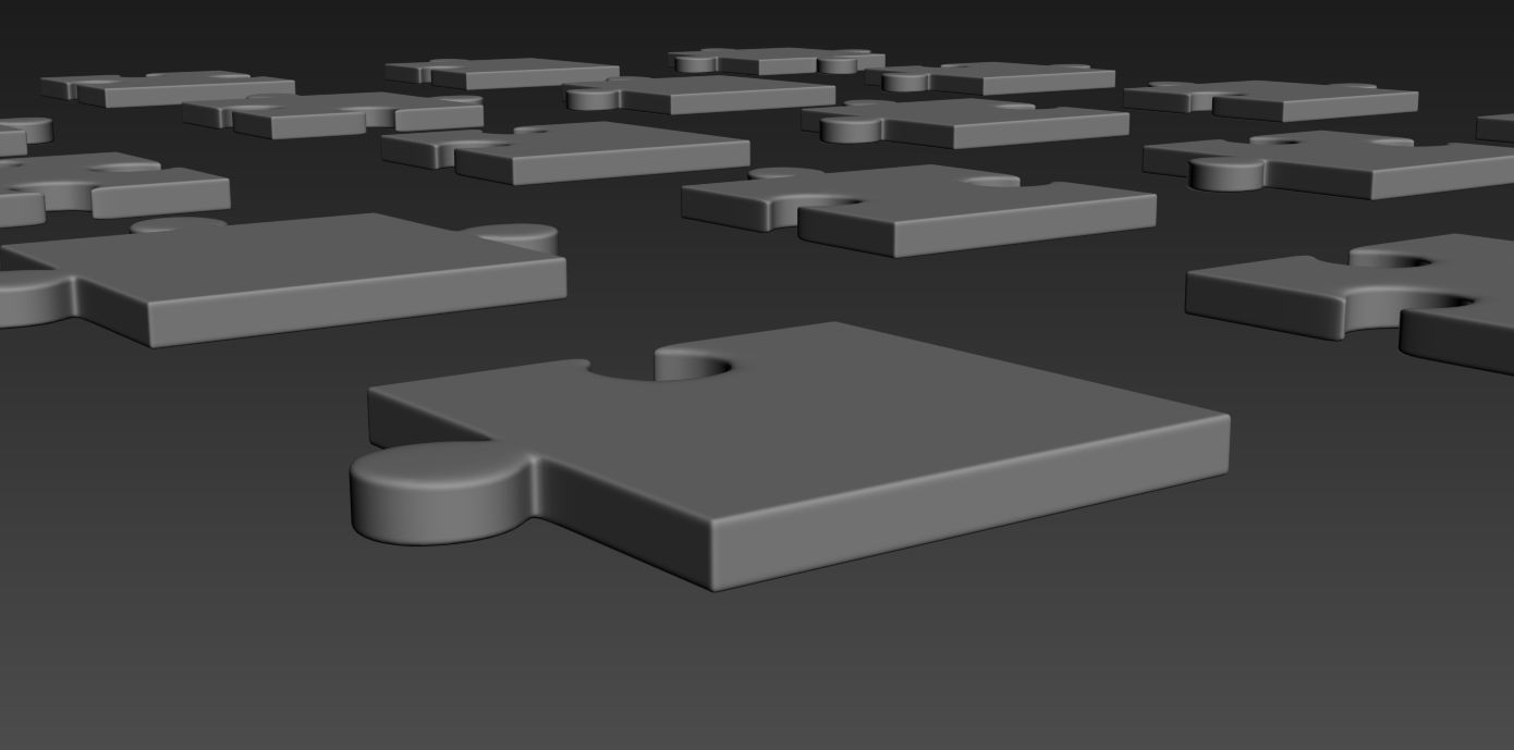 Jigsaw Puzzle 3D model_5