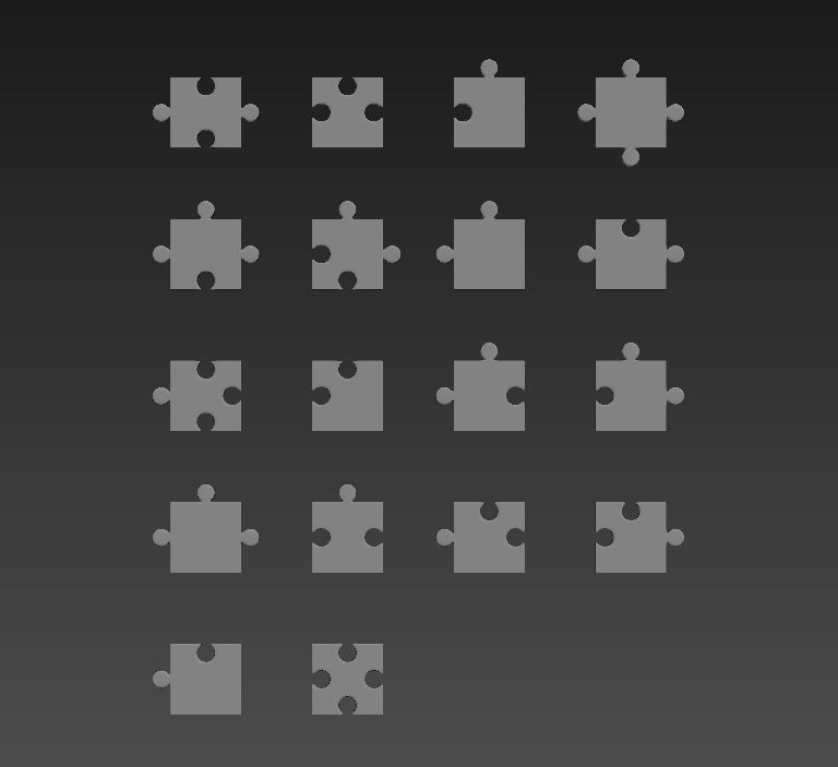 Jigsaw Puzzle 3D model_2