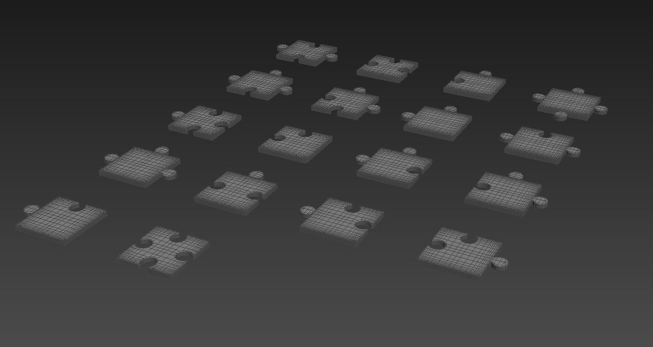 Jigsaw Puzzle 3D model_3