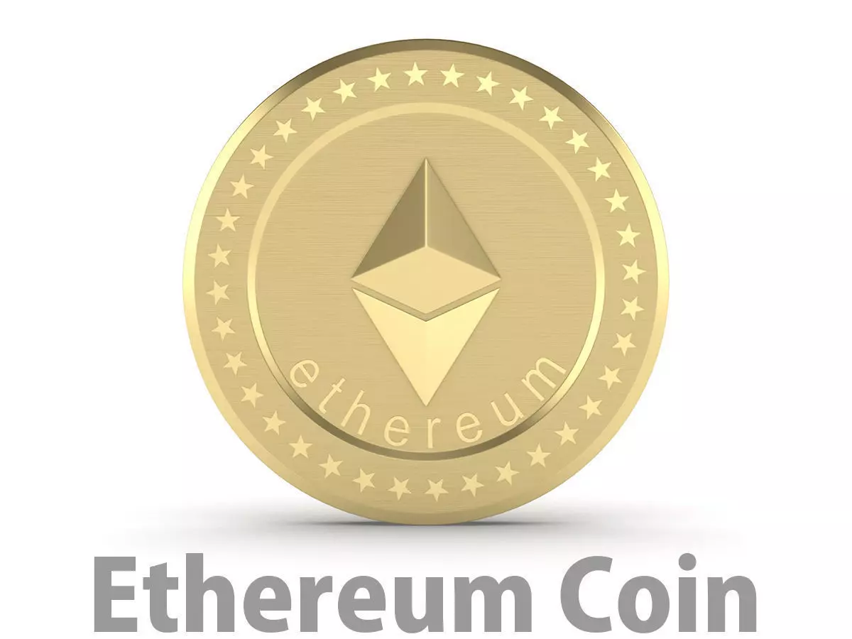 Ethereum Coin 3D model