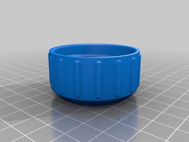Bottle and Screw Cap 3D print model_2