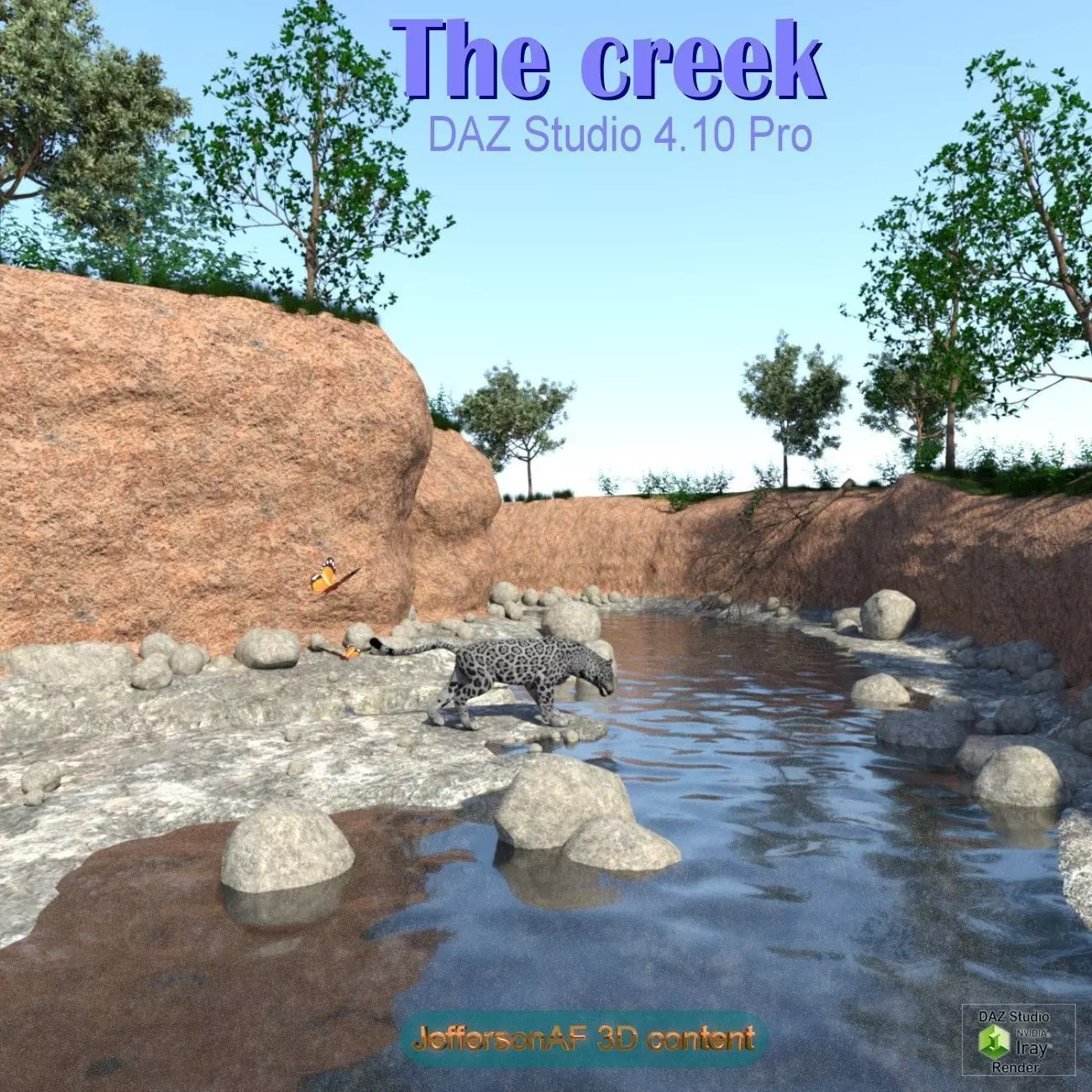 The creek DAZ 3D model_0