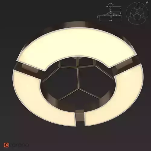 Ozone light ceiling 3D model