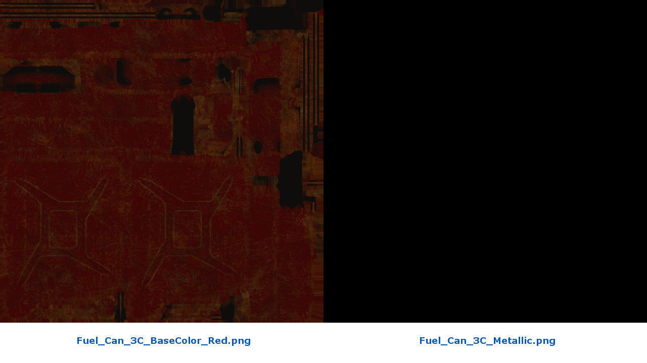 Fuel Can 3C Low-poly 3D model_11