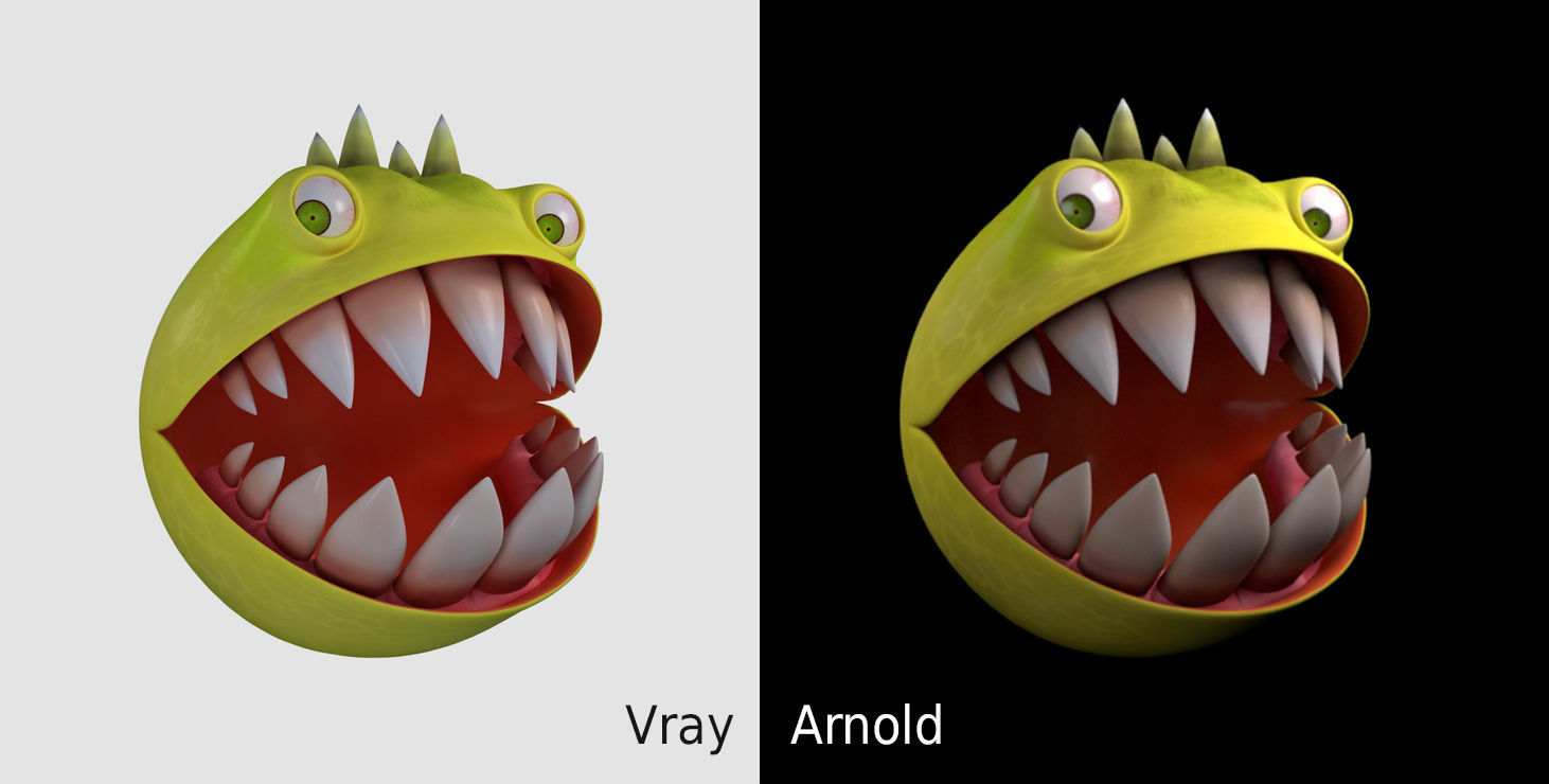 Pacman Rigged Low-poly 3D model_1